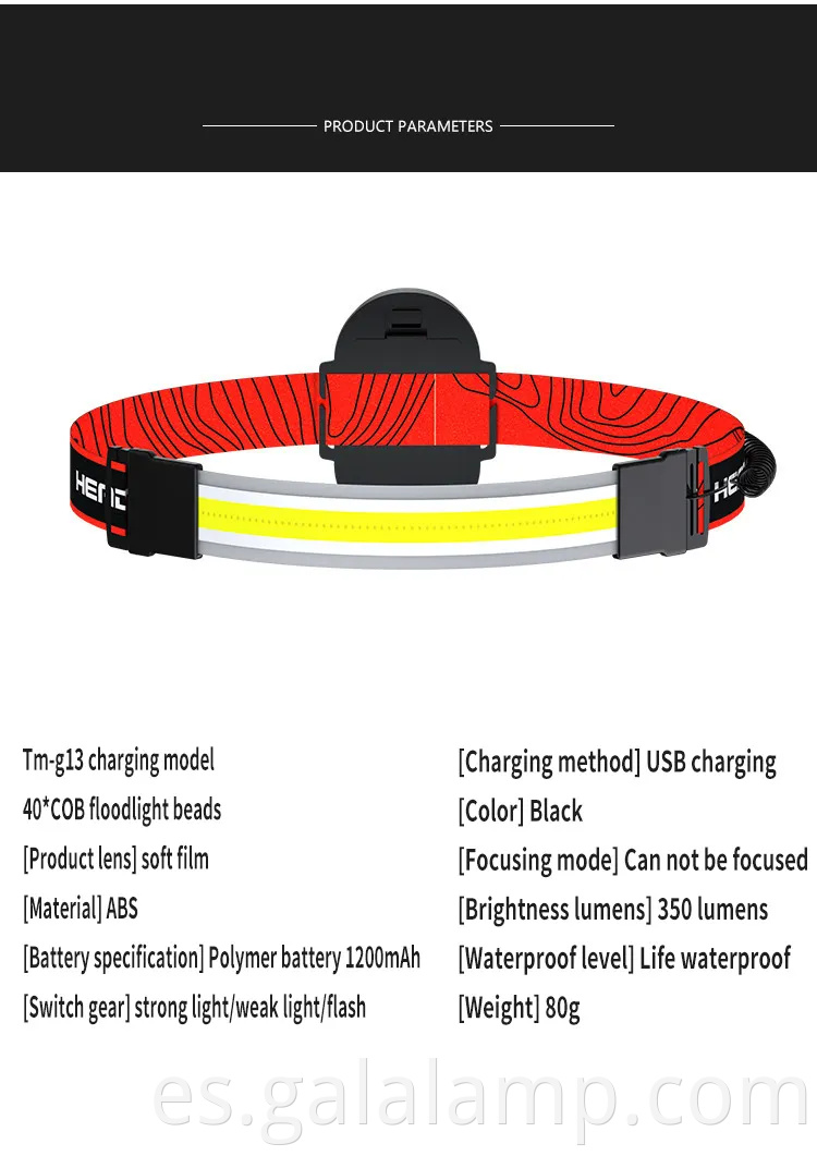 Faros LED recargables de impermeabilidad ultra para el uso al aire libre